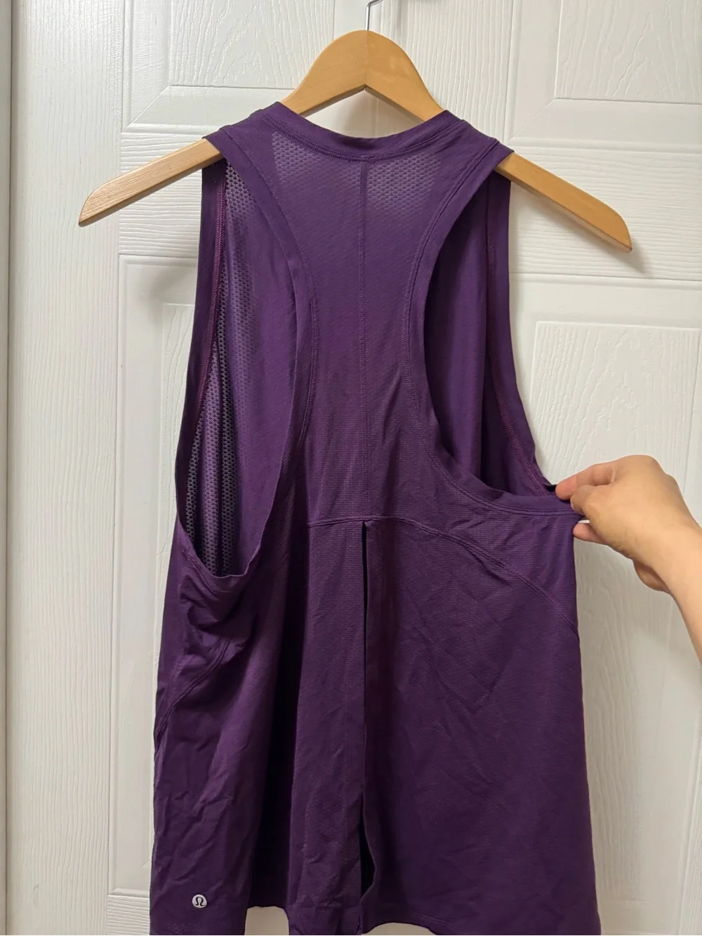 lululemon athletica Deep Purple Mesh-Panel Tank Top